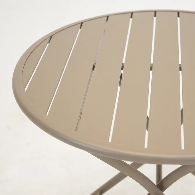 Tuintafel globe Ø80cm zand detail, Vita, Tuincentrumoutlet