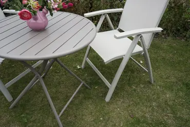 Tuintafel globe Ø80cm zand sfeer, Vita, Tuincentrumoutlet