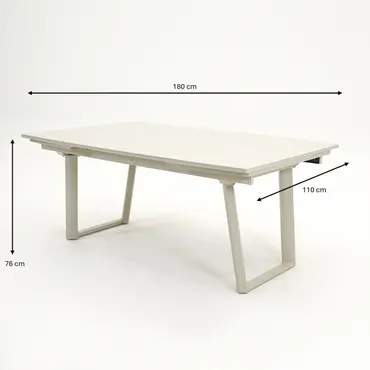 Tuintafel Manta afmetingen, Vita Tuinmeubelen, tuincentrumoutlet.com