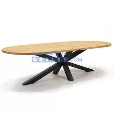 Tuintafel Mistral teak ovaal spinpoot 280cm van Vita