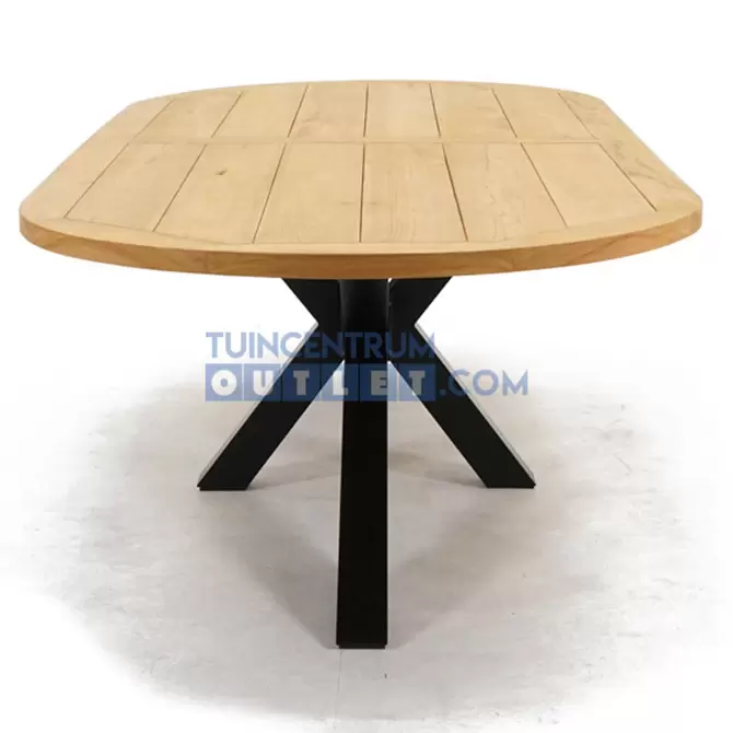 Tuintafel Mistral teak ovaal spinpoot 280cm van Vita, tuincentrumoutlet, foto 3