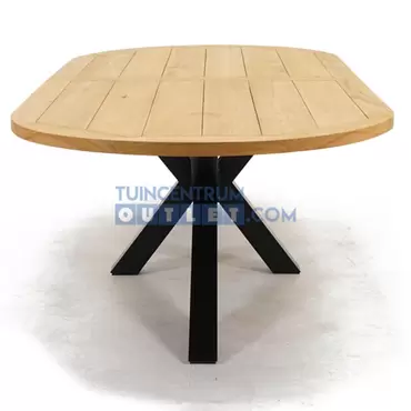 Tuintafel Mistral teak ovaal spinpoot 280cm van Vita, tuincentrumoutlet, foto 3