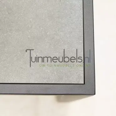 Tuintafel Romane keramiek grijs detail, Vita, tuincentrumoutlet