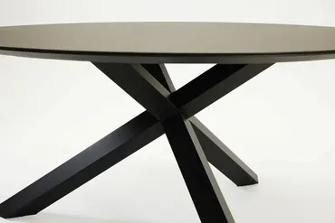 Tuintafel Rotonda 120 antraciet detail, Vita Tuinmeubelen, tuincentrumoutlet.com