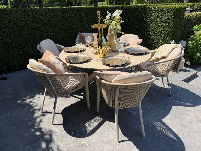 Tuintafel Rotonda 150 cm sfeer, Vita, tuincentrumoutlet.com