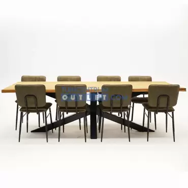 Tuintafel Spectral ind teak 260x100 Stoel Harvey Olive 8x, horizontaal, tuincentrumoutlet.com