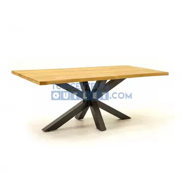 Tuintafel Spectral teak spinpoot 260x100x78cm - afbeelding 1