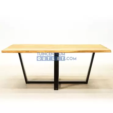 Tuintafel Spectral U-poot teak L200B100cm, horizontaal, tuincentrumoutlet.com