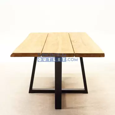 Tuintafel Spectral U-poot teak L200B100cm, verticaal, tuincentrumoutlet.com