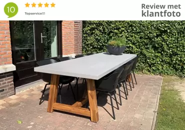 Tuintafel Veltis 300 klantfoto