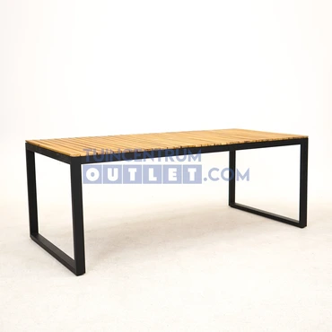 Tuintafel Vita Bric acacia L200cm - zwart, tuincentrumoutlet.com, foto 1