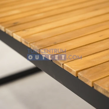 Tuintafel Vita Bric acacia L200cm - zwart, tuincentrumoutlet.com, foto 4