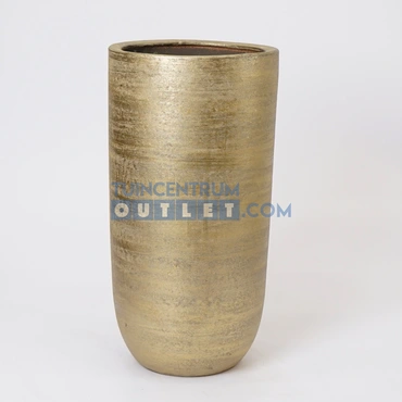 Vaas alaska d25h50cm goud, HS potterie, www.tuincentrumoutlet.com