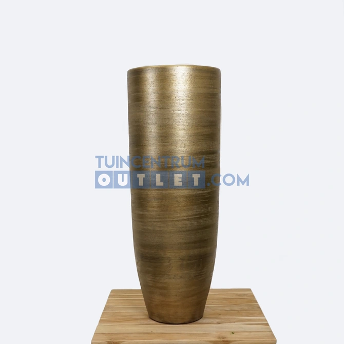 Vaas alaska d38h90cm goud, HS potterie, www.tuincentrumoutlet.com