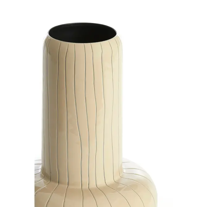 Vaas asano metaal d23h33cm wt detail, Light & Living, tuincentrumoutlet.com