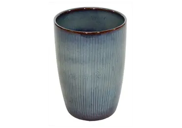 Vaas bohemian d51h54cm antiek blauw, Mega Collections, tuincentrumoutlet.com