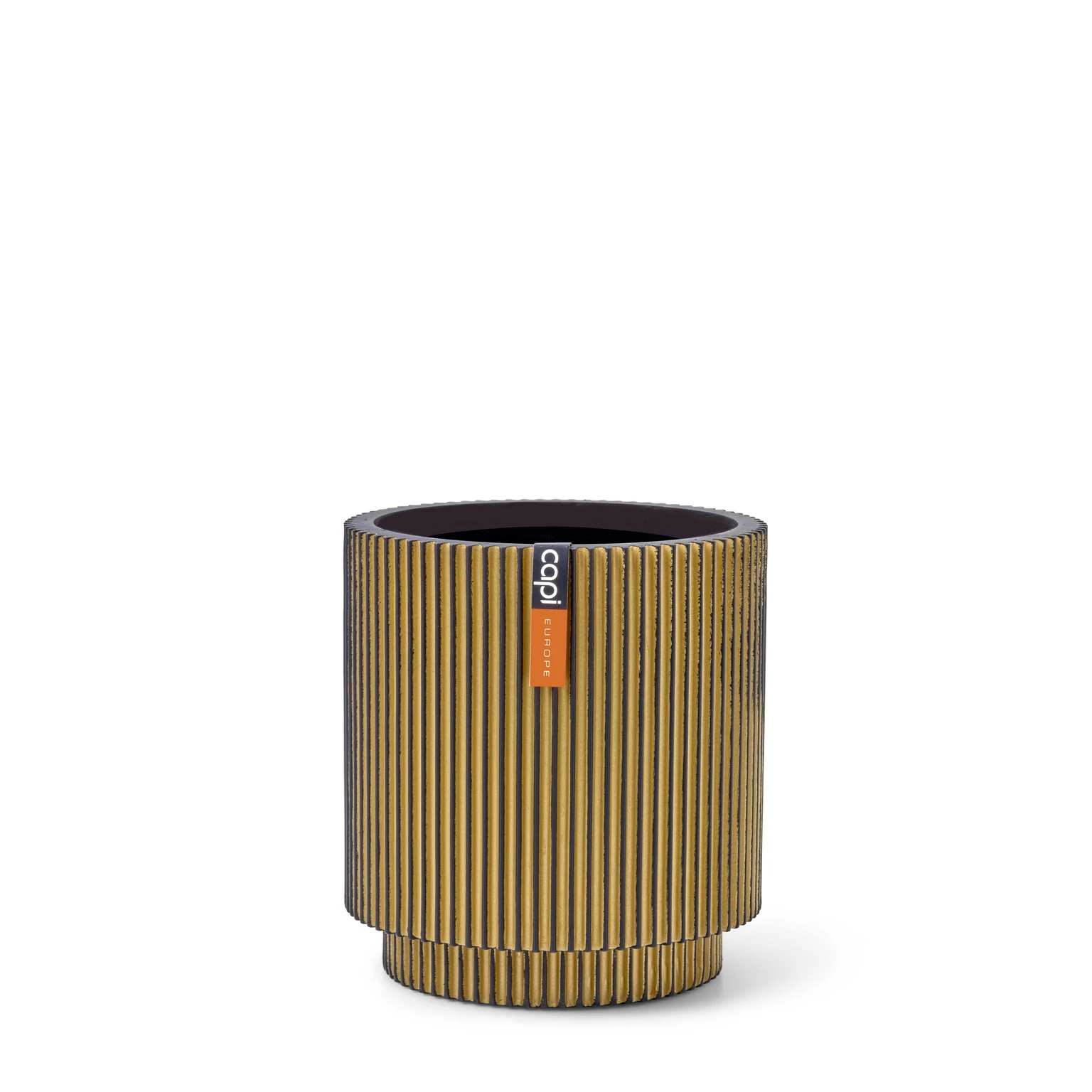 Vaas cilinder groove d11h12 goud afbeelding