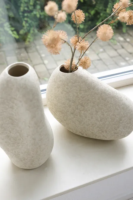 Vaas decosteen kemi sfeerfoto, HS potterie, tuincentrumoutlet.com