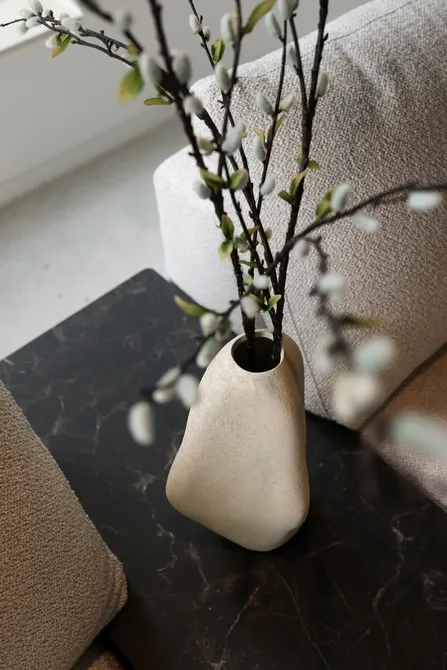 Vaas decosteen kemi sfeerbeeld, HS potterie, tuincentrumoutlet.com