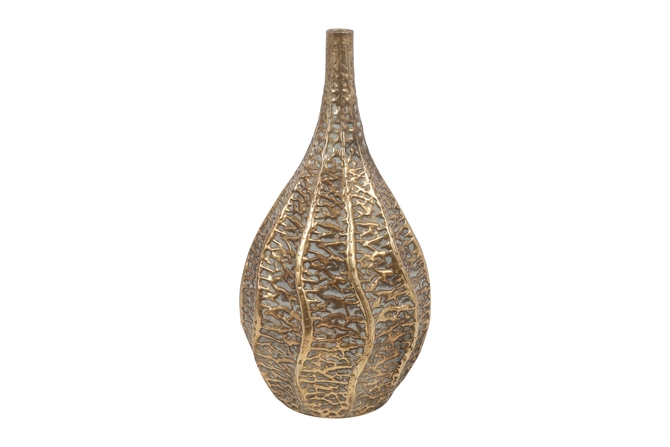 Vaas dijon metaal ro 24x23x48cm gd