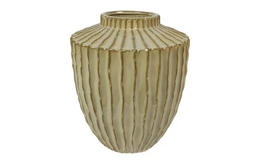 Vaas duuk aardewerk 27x27x32cm grn, Countryfield, tuincentrumoutlet.com