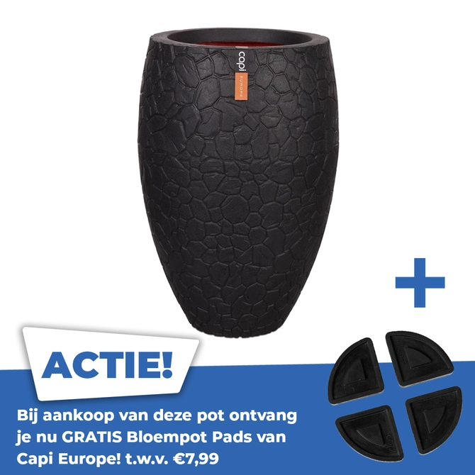 Vaas eleg deluxe clay nl 56x84 zwt - afbeelding 1