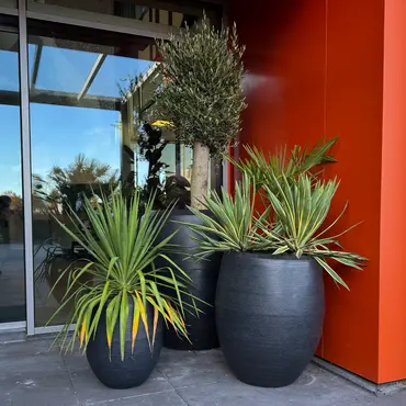 Vaas eleg deluxe granite 63x75 zw - afbeelding 4