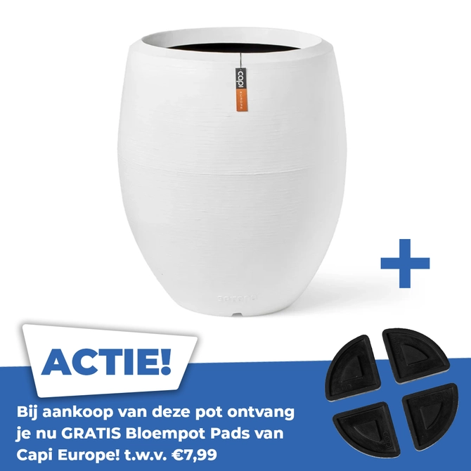 Vaas Elegant Deluxe Arc Granite Deluxe 63x75 Wit - afbeelding 1