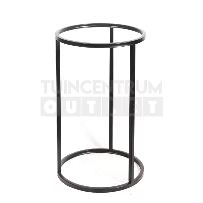 Vaas elegant deluxe Rib NL Ø45 H72 ivoor met standaard - afbeelding 4