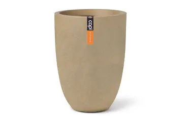 Vaas elegant smooth d26h36cm beige, Capi Europe, tuincentrumoutlet.com