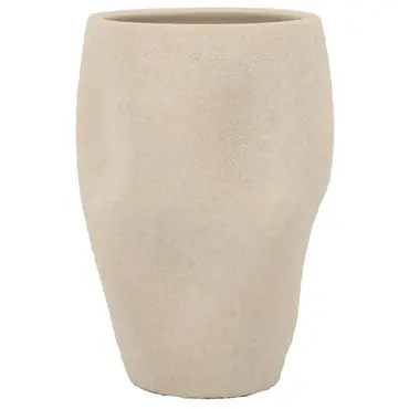 Vaas emily d22h40cm zand, Floran, tuincentrumoutlet.com