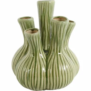 Vaas fabio 21x21x26cm d.grn, Decostar, tuincentrumoutlet.com