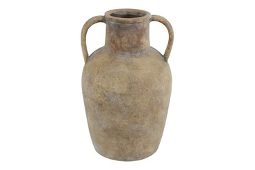 Vaas fatima 19x18x29cm bruin, Countryfield, tuincentrumoutlet.com