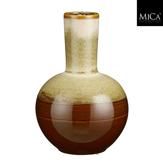 Vaas holm d34h52cm bruin, Mica Decorations, tuincentrumoutlet.com