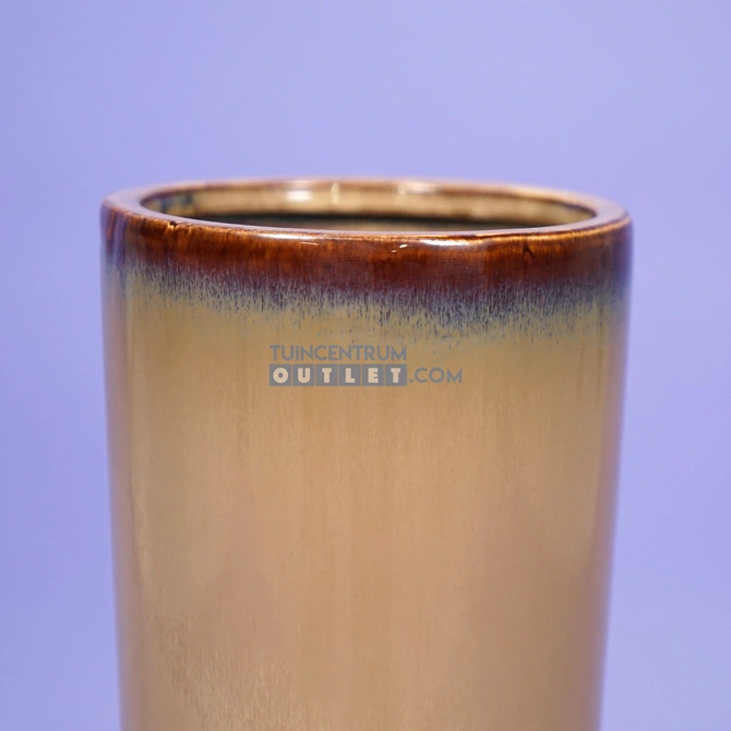 Vaas holm d34h52cm creme, Mica Decorations, tuincentrumoutlet