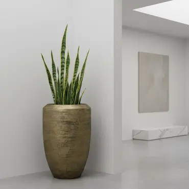 Vaas kos d39h100cm goud sfeerbeeld, HS Potterie, Tuincentrumoutlet.com