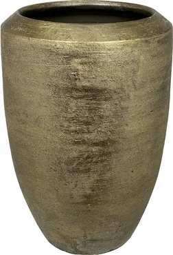 Vaas kos d39h100cm goud, HS Potterie, Tuincentrumoutlet.com