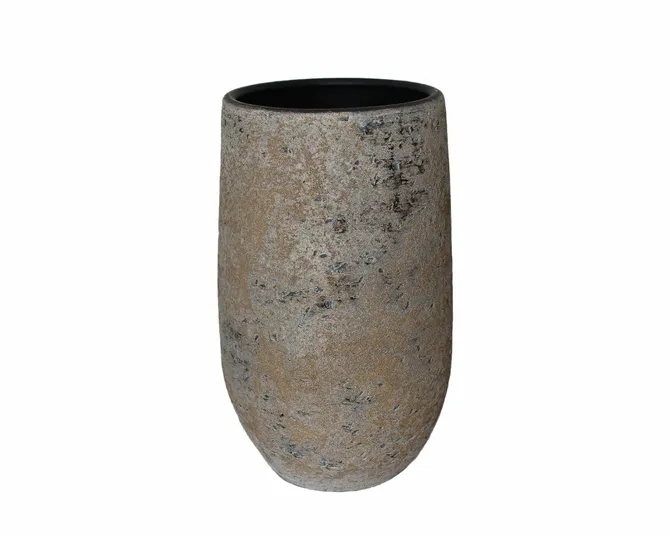 Vaas kyoto grijs, hspotterie, tuincentrumoutlet