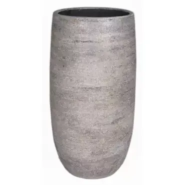Vaas mira d29h60cm industrieel wit