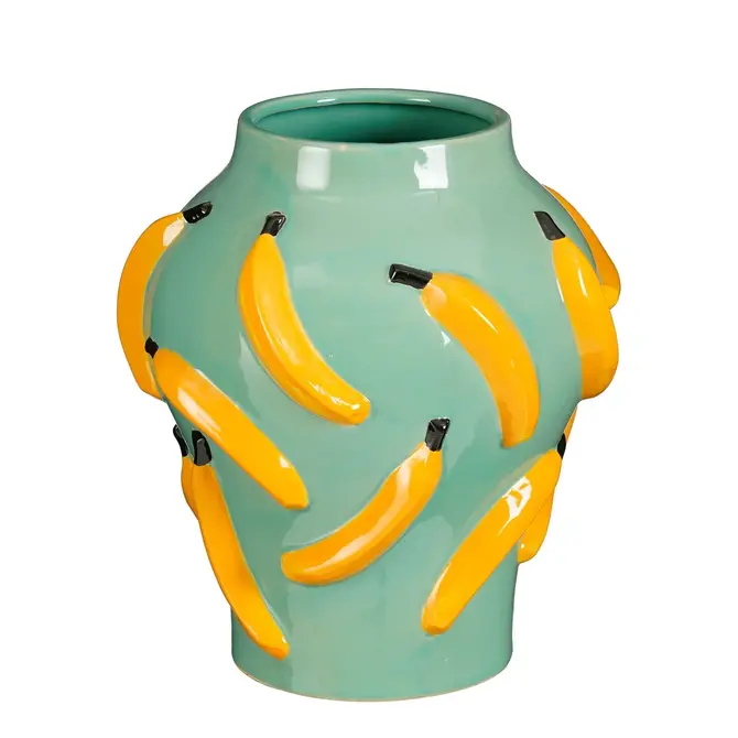 Vaas moza d26.5h30cm groen, Mica Decorations, tuincentrumoutlet.com