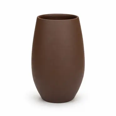 Vaas petra d23h35cm choco bruin, HS Potterie, tuincentrumoutlet.com