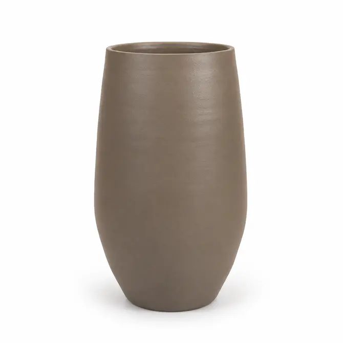 Vaas petra d27h45cm bruin, HS Potterie, tuincentrumoutlet.com