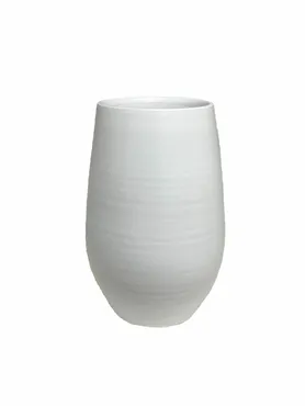 Vaas petra d27h45cm wit, HS Potterie, tuincentrumoutlet.com