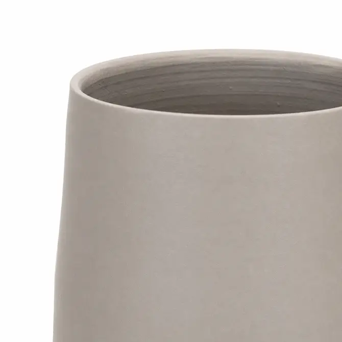 Vaas petra d33h70cm beige detail, HS Potterie, tuincentrumoutlet.com