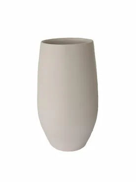 Vaas petra d33h70cm beige, HS Potterie, tuincentrumoutlet.com