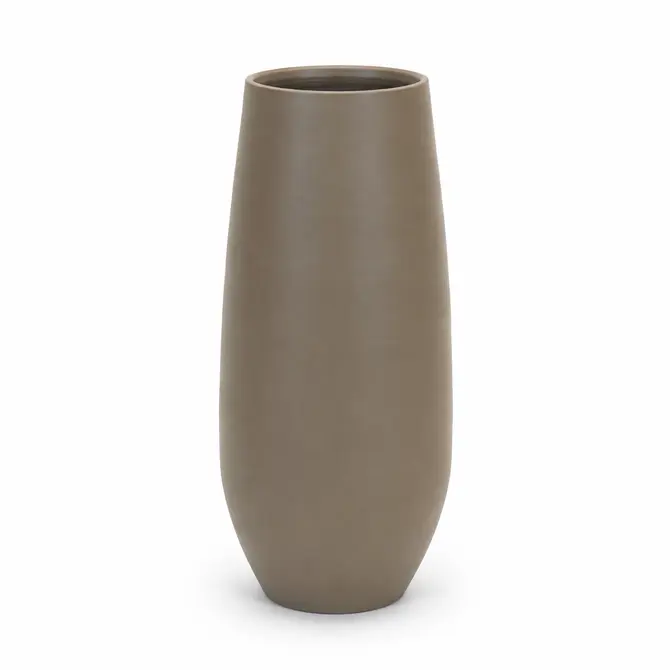 Vaas petra d33h70cm bruin, HS Potterie, tuincentrumoutlet.com