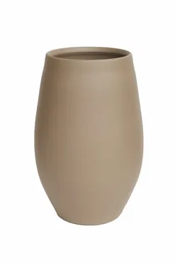 Vaas petra d33h70cm bruin, HS Potterie, tuincentrumoutlet.com