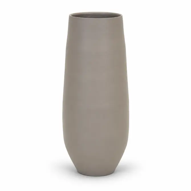 Vaas petra d38h90cm beige, HS Potterie, tuincentrumoutlet.com