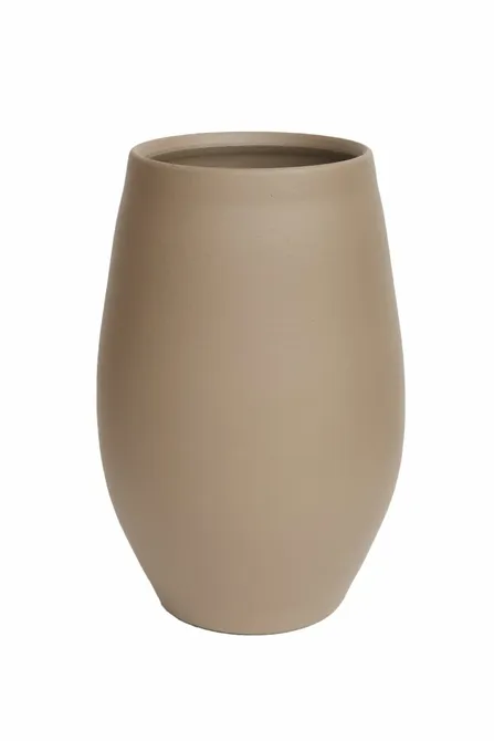 Vaas petra d38h90cm bruin, HS Potterie, tuincentrumoutlet.com