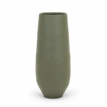 Vaas petra d38h90cm groen, HS Potterie, tuincentrumoutlet.com